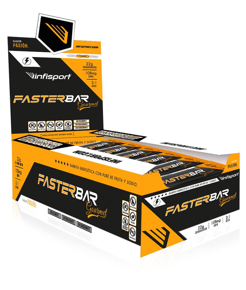 FASTERBAR GOURMET SABOR PASION Barrita INFISPORT FASTERBAR sabor pasión