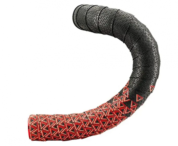 Cinta de manillar DEDA LOOP negro-rojo
