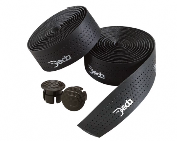 Cinta de manillar DEDA perforada mistral negro
