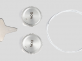 Kit 2 pares boa plata
